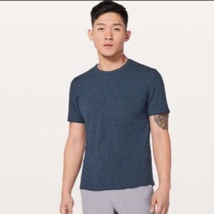 Lululemon Athletica Navy 5 Year Basic Tee Shirt Size Small
